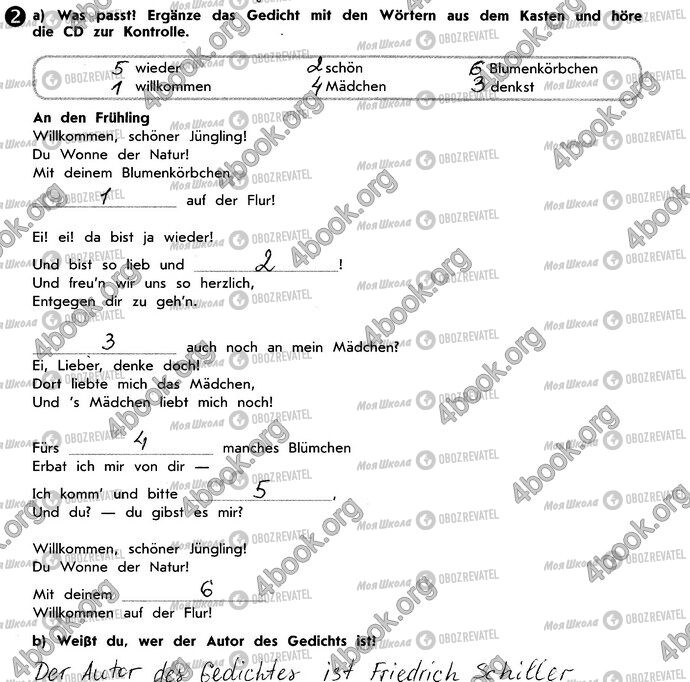 ГДЗ Німецька мова 10 клас сторінка Стр49 Впр2